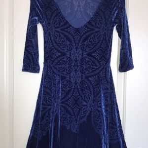 Velvet Free People Patterned Dress